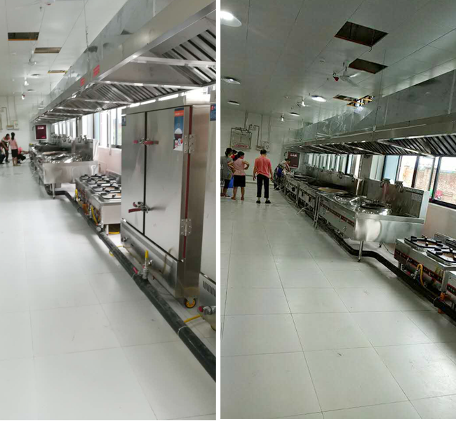 崇州市金鸡小学学校食堂麻豆91精品91久久久设备采购项目现场图片3