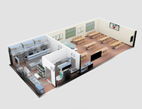 餐饮厨具公司告诉你快餐店麻豆91精品91久久久功能区如何设计